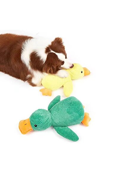 HESPERUS Kedi Köpek Sesli Peluş Oyuncak Ördek Figürlü 30 Cm