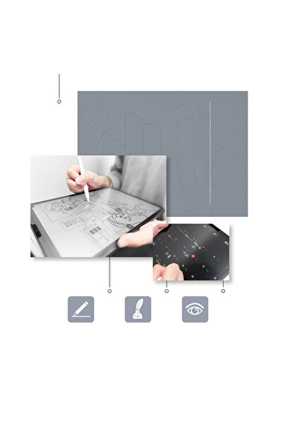 zore واقي شاشة متوافق مع شاشة Xiaomi Redmi Pad SE ذو ملمس ورقي غير لامع - عديم اللون