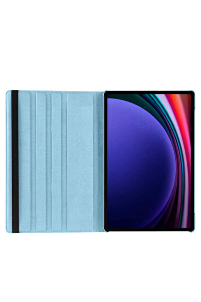 zore Galaxy Tab S9 Ultra Sm-X910 Compatible Nxxa Rotatable Stand Case-Pink Dark