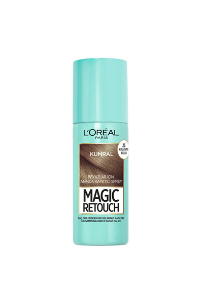 3Ecoswear Magic Retouch Beyazlar İçin Anında Kapatıcı Sprey Kumral 75 ml