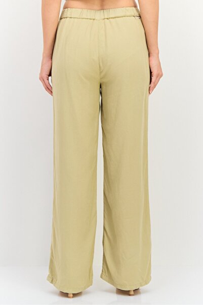 Reiko Women Regular Fit Solid Non Stretchable Pants, Beige