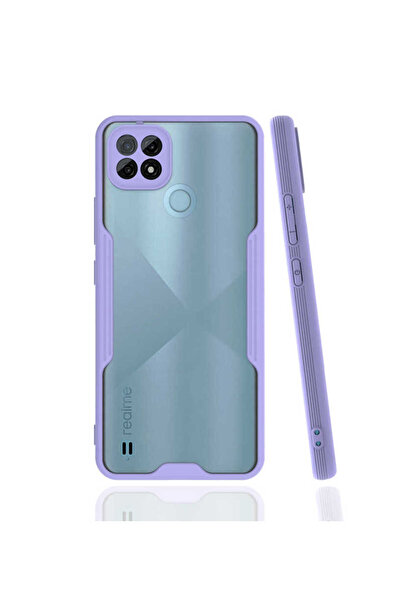 zore غطاء حماية NXXA Parfe لهاتف Realme C21 - أرجواني