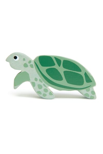 Tender Leaf Toys Figurina Broasca testoasa, din lemn premium - Sea Turtle -