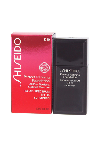 Shiseido Fond de ten lichid hidratant, Perfect Refining, D10, maro auriu, SPF...