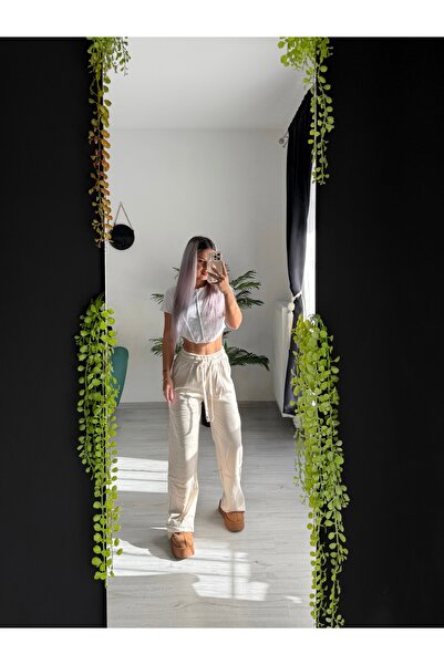 by SLA boutique Women's Wide Leg Pants with Drawstring - Comfortable, Street Fashion, 3 Colors Available