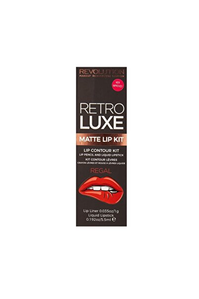 Makeup Revolution London Set: Retro Luxe, Contur de buze, Regal, 1 g + Retro ...