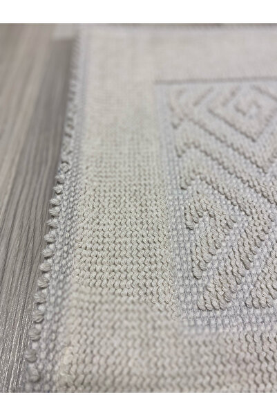 FeelHome Super Water Absorbent Cotton Rug Woven Bathroom Foot Mat & Towel 40X60