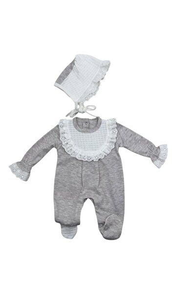 Baby day 👶 Babylola baby girl set – white with elegant beige lace