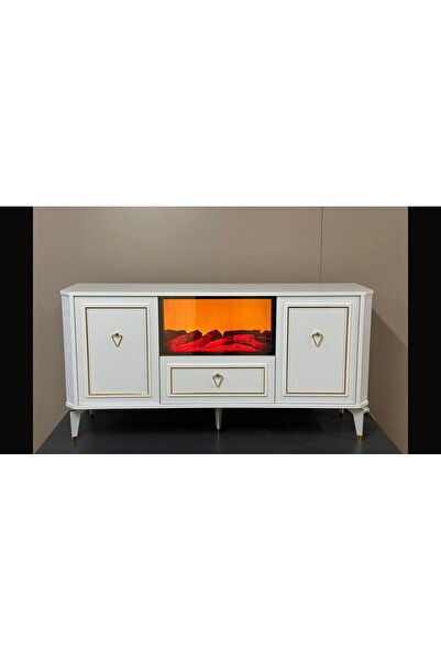 Abasic Şömineli konsol