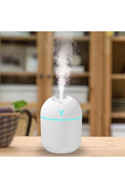 bakgelal USB Şarjlı Hava Nemlendirici, Sessiz, Renkli Işıklı Buhar Makinesi v...