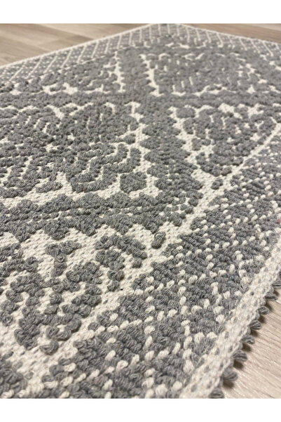 FeelHome Super Water Absorbent Cotton Rug Woven Bathroom Foot Mat & Towel 40X60