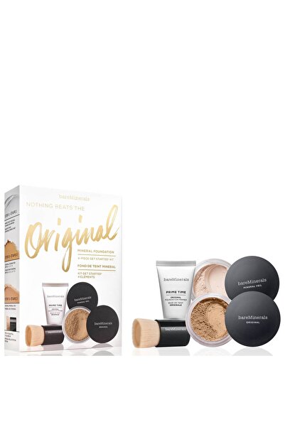 BareMinerals Nothing Beats The Original Set BareMinerals: BareMinerals, Setting, Powder Brush + Mineral ...