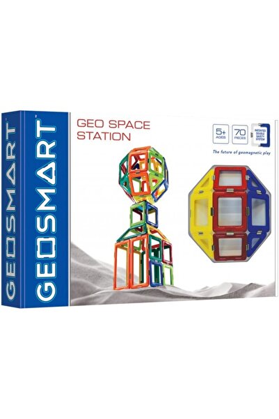 Smart Games Joc magnetic Geo Smart, GeoSpace Station, Statia Geospatiala, 70 piese