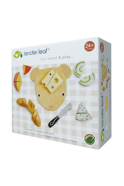 Tender Leaf Toys Tabla de tocat branza, din lemn premium - 13 piese -