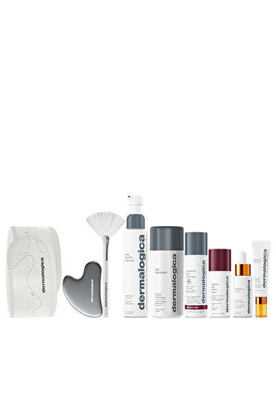Dermalogica Set Kit Expertise Dermalogica: Microfoliant de zi, Exfoliant, Pud...