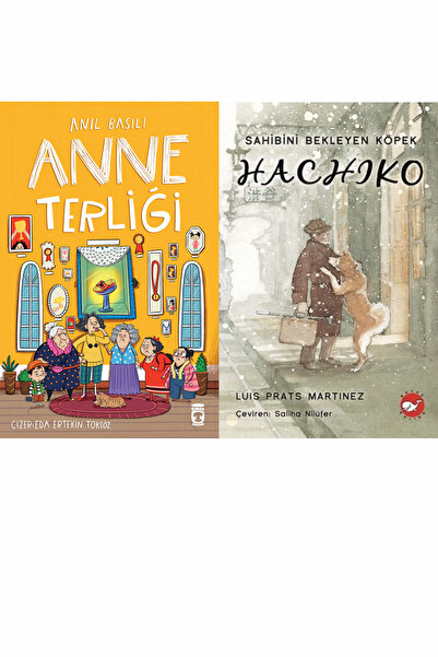 Timaş Çocuk Anne Terliği (Anıl Basılı) ve Hachiko - Sahibini Bekleyen Köpek