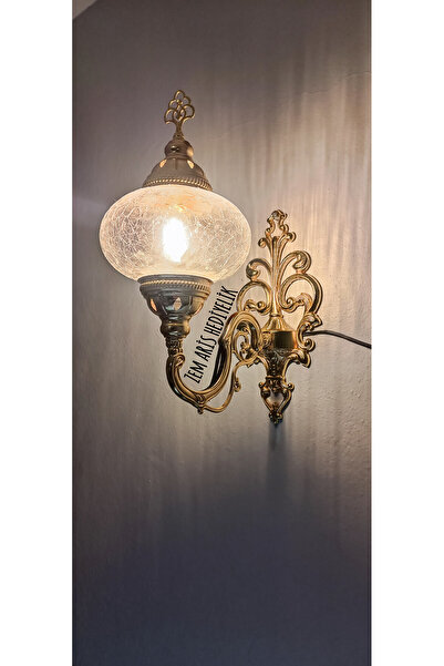 ZEM ARİS HEDİYELİK Gold Color Handmade Sconce