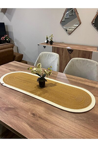 Türkmen Ev Tekstil Jute, Wicker, Runner, American Service, Souple, Table Cove...