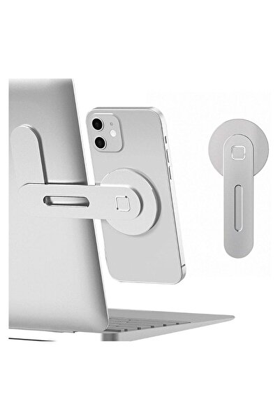 HEXABEX حامل هاتف مغناطيسي ماج سيف للكمبيوتر المحمول، حامل جانبي معدني قابل ل...