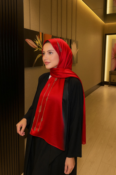VIEN POLO Jan Jan Model Abiye Şal – Şık ve Zarif Düğmeli Abiye Şal