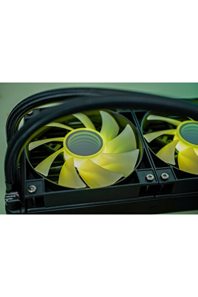 GORGONX Medusa 360 Argb Black Liquid Cooling - Triple Fan - Premium Pump - Quiet
