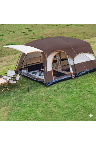 Urbanza Toby’s Medium Camping Tent for 5–7 People with Dual Room Design