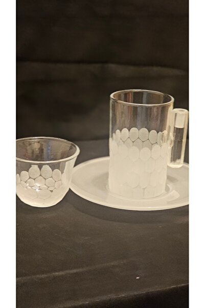 Turkish Store İstanbul Balpetek 18-Piece Sandblasting Plate Set