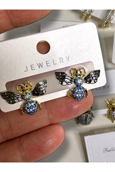 Finery by Nerrs Minimal Colorful Bee Figured Earrings