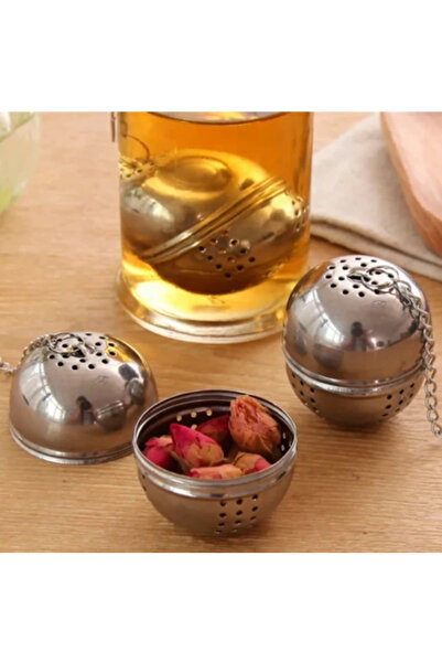 mucit home Top Model Çelik Çay ve Bitki Çayı Demleme Süzgeci – Paslanmaz Çeli...