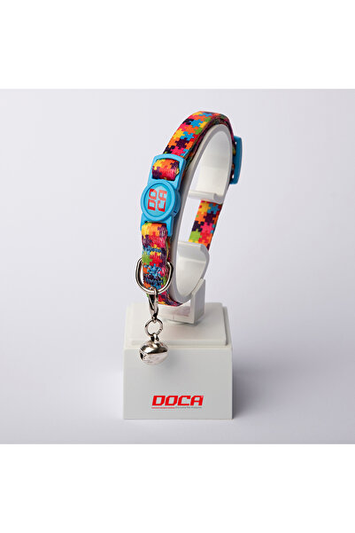 DOCA Cat Collar Safety Click (Safety Lock) 17-24cm Adjustable, Opens When Forced to Open