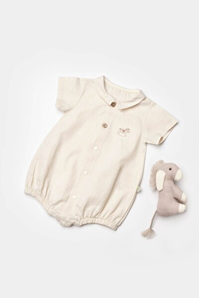Biorganic Little Horse Shorts Jumpsuit