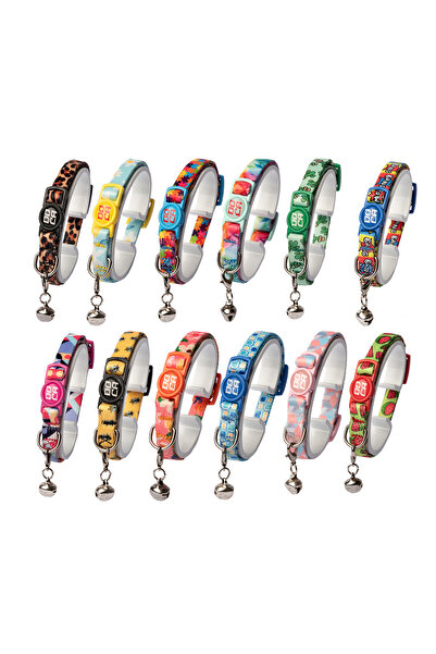 DOCA Cat Collar Safety Click (Safety Lock) 17-24cm Adjustable, Opens When Forced to Open