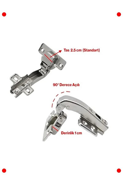 markentegra 2 Pieces Blind Corner Cabinet Hinge - 90 Degree