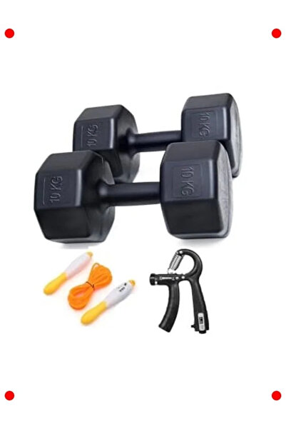 Genel Markalar 20 Kg Ağırlık & Fitness Seti - Ev Egzersizleri