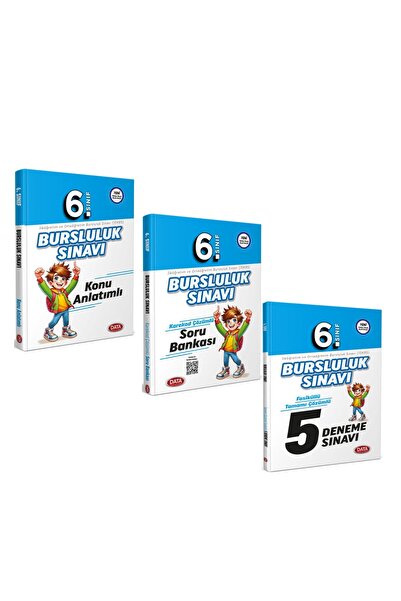 Ankara Kitap Merkezi Data Yayınları 6. Sınıf Bursluluk Sınavı Konu Soru ve De...