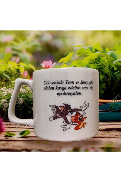 GameFruy Espirili Mug Double Sided Printed Mugs - Ceramic Tea, Coffee Gift Cup Cream Luxury