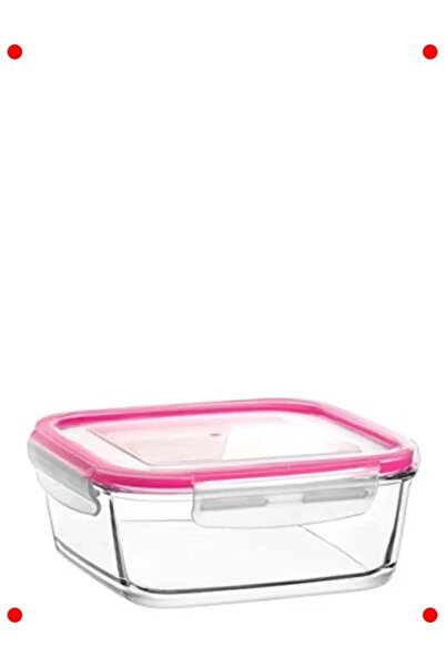markentegra Large Single Glass Storage Container (Pink)