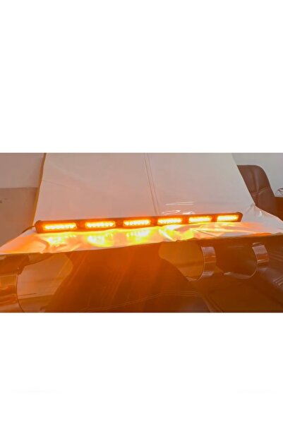 Universal 10-30V ÇAKAR FLAŞ LAMBA (17 FONKSİYONLU) 90 CM SARI