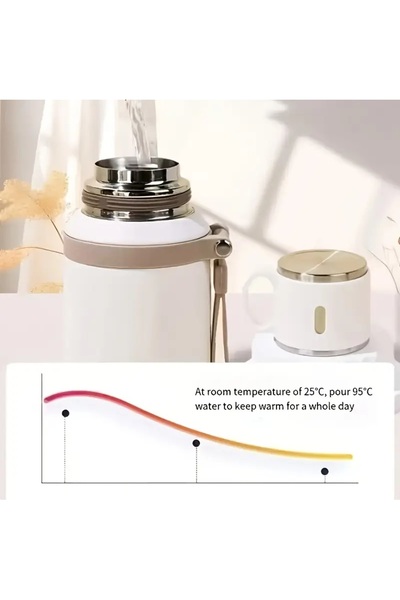 Joi Hot and cold insulated thermos, 316 stainless steel insulated liquid bottle, 700ml