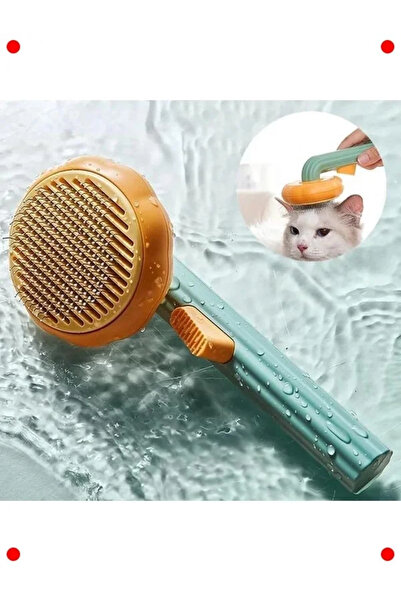 markentegra فرشاة تنظيف شعر الكلاب والقطط الأوتوماتيكية