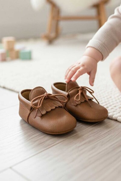 Desimod Hakiki Deri Bebek Patik Makosen Ayakkabı