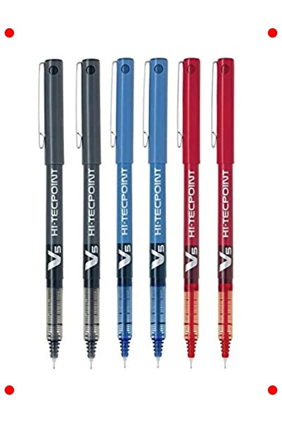 Genel Markalar İnce Uçlu Renkli Jel Kalem Seti - 6 Adet