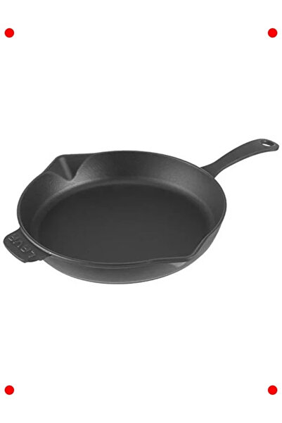 markentegra 30 cm Cast Iron Frying Pan - Black