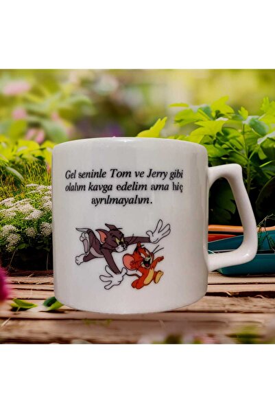 GameFruy Espirili Mug Double Sided Printed Mugs - Ceramic Tea, Coffee Gift Cup Cream Luxury