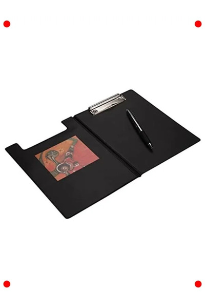 markentegra A5 Pvc Secretary with Cover - Black