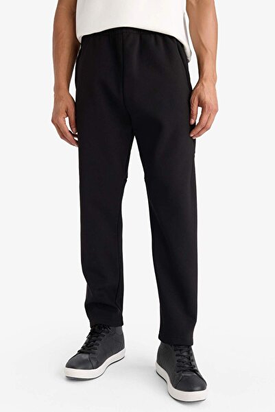 DeFacto Defactofit - Standard Fit Thick Jogger Sweatpants with Pockets, Sports Elastic Waist D6312Ax24Wn