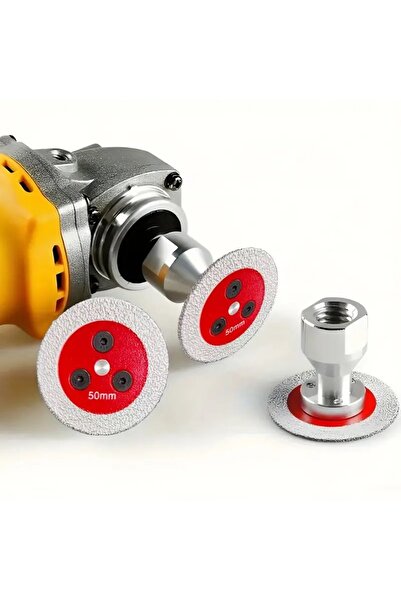 BGA M14 kırmızı 50 mm elmas disk testere 3 pcs set avuç içi taşlama uyumlu mermer fayans kesme diskleri