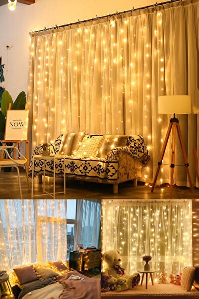 Yu Su Tools 12 Saçaklı toplam 180 Led 8 Farklı Mod Parti Ve Doğum Günleri Içi...