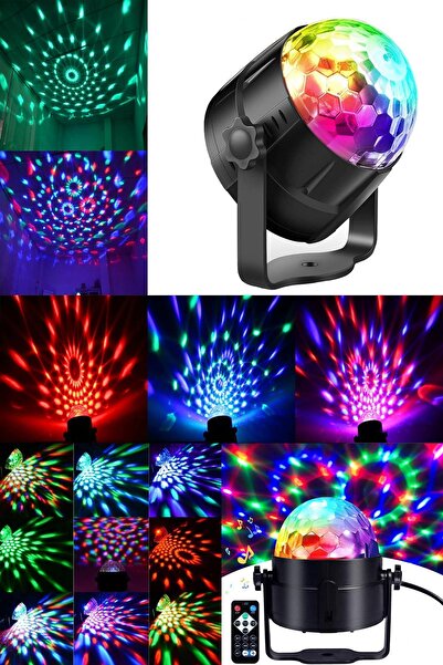 Yu Su Tools 360 Derece Renkli LED Disko topu Ev Partileri Özel Günlere Renk K...