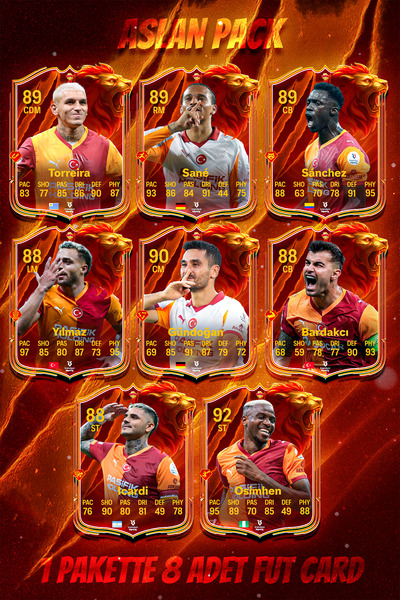 BERKANTTP حزمة بطاقات فوت لايونز للموسم الجديد